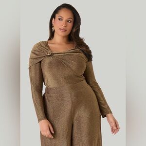 Metallic Embellished Top